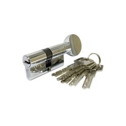 Цилиндровый механизм с вертушкой VANTAGE ZС80 (45Сx35) CP хром 5кл.