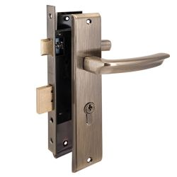 Замок врезной АЛЛЮР АРТ ЗВ4-70.08 AB ст.бронза