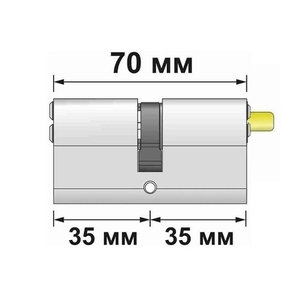 Цилиндровый механизм под вертушку CISA ASTRAL ОА312-13.00 (70 мм/30+10+30) G /2144/
