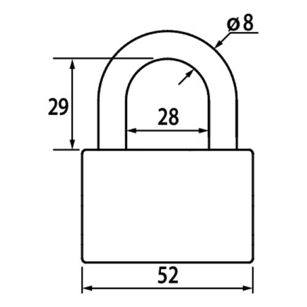 Замок навесной ЧАЗ ВС2-49