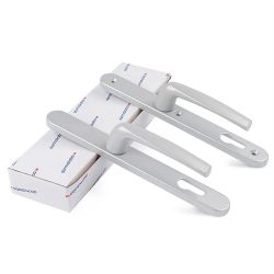 Комплект ручек на планке DORMA bremen 92/30/8мм серый (RAL 9006)