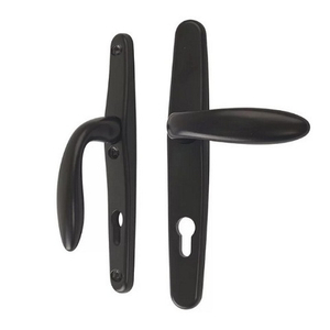 Нажимной гарнитур STUBLINA 1025.00.313 Е=92 мм черный (RAL 9005)