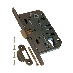 Замок межкомнатный под цилиндр AGB MEDIANA EV B01103.50.12.567 (антич.бронза) /25803/