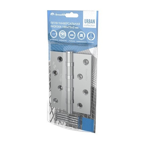 Петля универсальная ARMADILLO IN4500UC-BL 102x75x3 INOX304 MWSC итальянский тисненый /29705/ (1 шт)