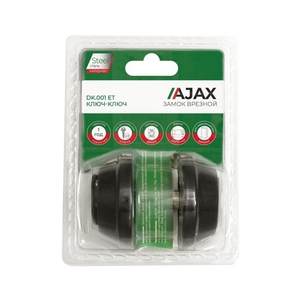 Замок врезной AJAX DK.001 ET BL черный /57315/