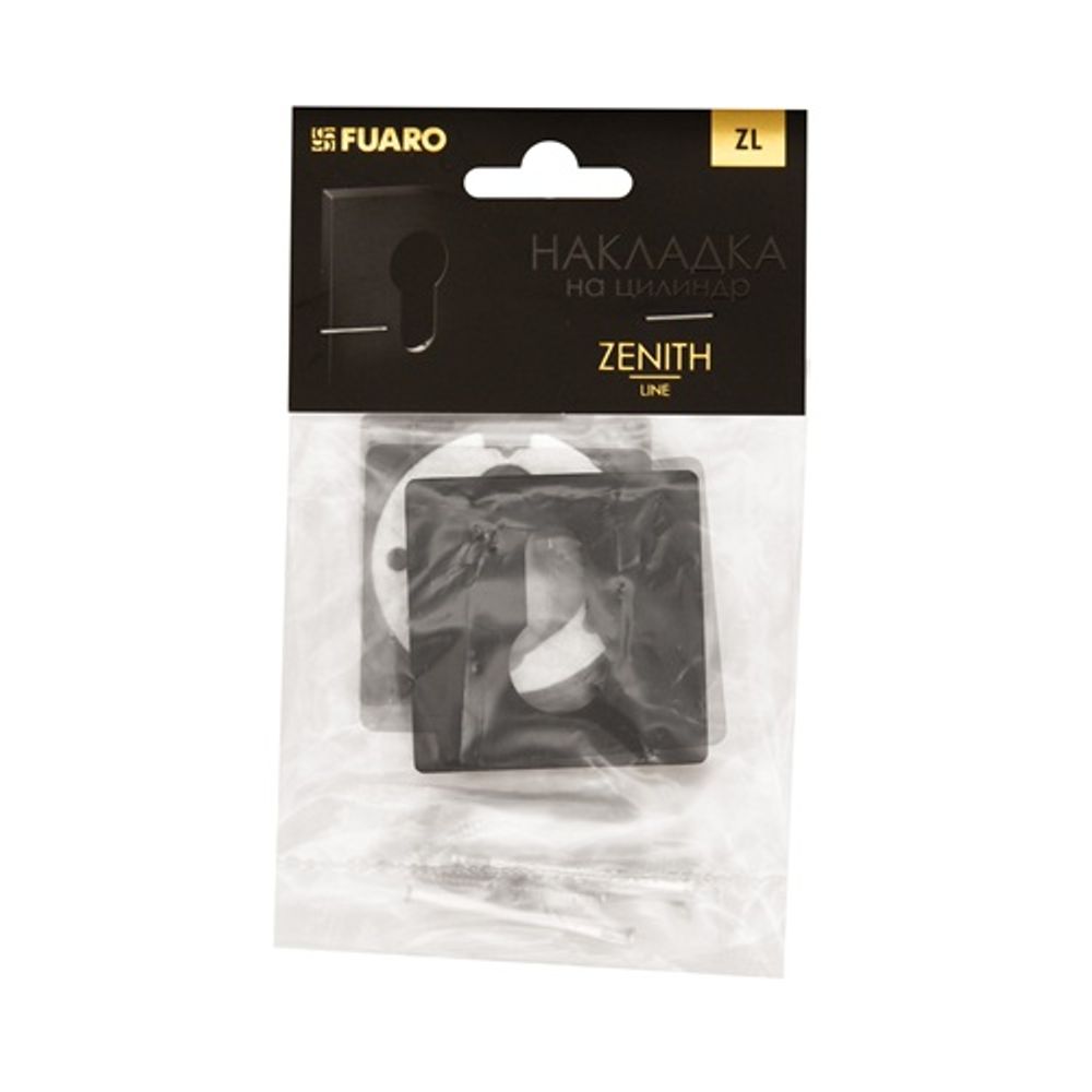 Накладка под цилиндр FUARO ET ZL BL-24 черный /60781/