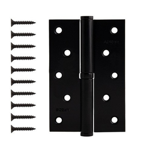 Петля дверная APECS 120x80-B Steel BLM R черный матовый правая (1 шт)