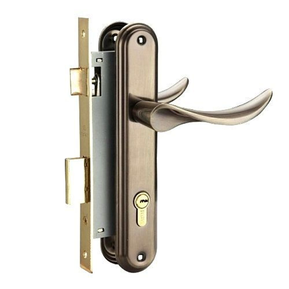 Замок врезной БУЛАТ ЗВ4-1.08.01 Нова бронза