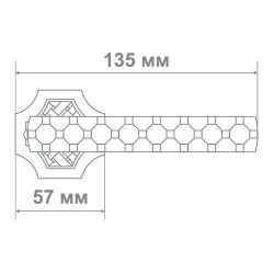 Ручка Медио 178-915 MAB антич.бронза
