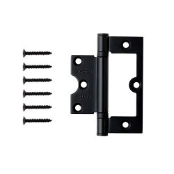 Петля дверная накладная APECS 102*75*2,5-B2-INOX BLM черный (1шт)