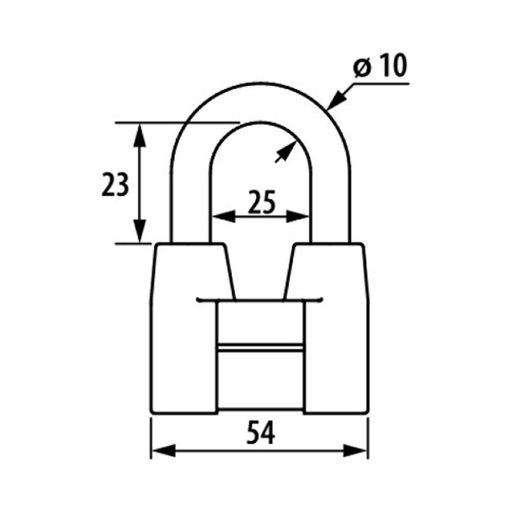 Замок навесной ЧАЗ ВС2-4А