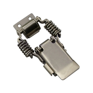 Замок накидной-натяжной L=65 со стопорной кнопкой