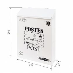 Ящик почтовый АЛЛЮР №3010 белый