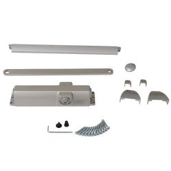 Доводчик дверной DORMA TS-90 impulse EN3-4, со скользящим каналом серый