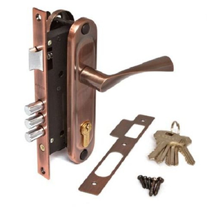 Замок врезной APECS 1523/60 AC медь