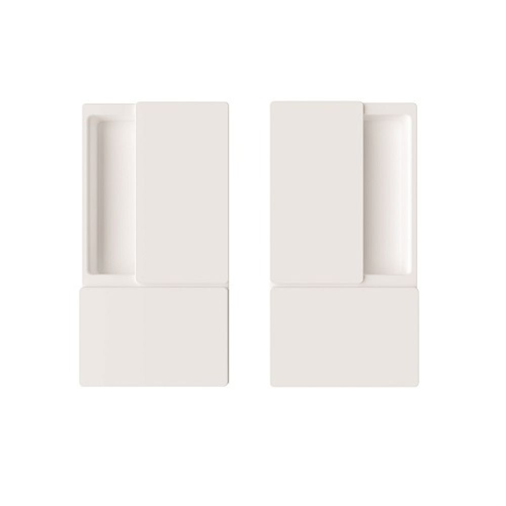 Ручка для раздвижных дверей AGB WAVE без запирания B30000.01.FM (белый)