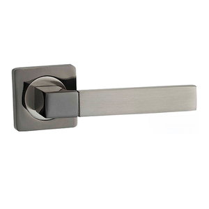 Ручка дверная PUERTO AL 521-02 BN/SN  (черный никель/матовый никель)