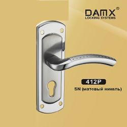 Ручки на планке DAMX 412P SN мат.никель