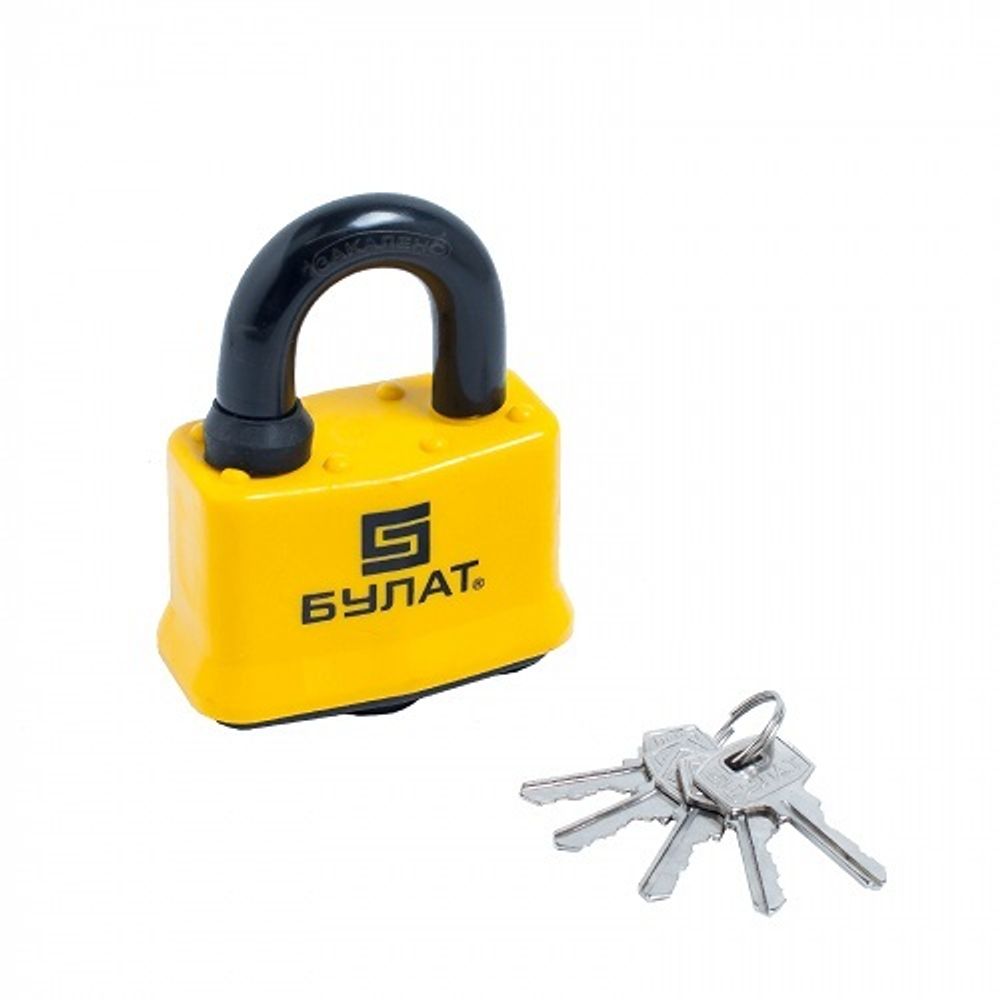 Замок навесной БУЛАТ ВС 0365 всепогодный 5кл. d13mm