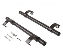 Комплект офисных ручек прямых WDP 500 мм , коричневый RAL8017