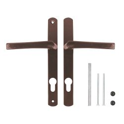 Ручка на планке PUNTO HANDLE.85.25.67-75 RAL 8017 коричневый /60797/