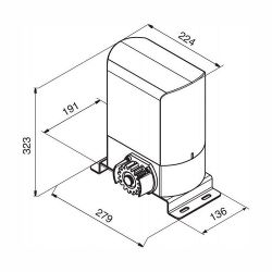 Привод DOORHAN SLIDING-500 до 500 кг с 2-мя пультами