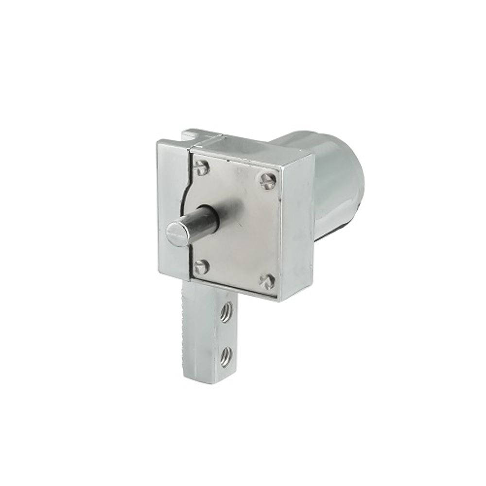 Замок мебельный 601 кнопка для стекла для раздвижных дверей (2 винта, мастер-ключ)