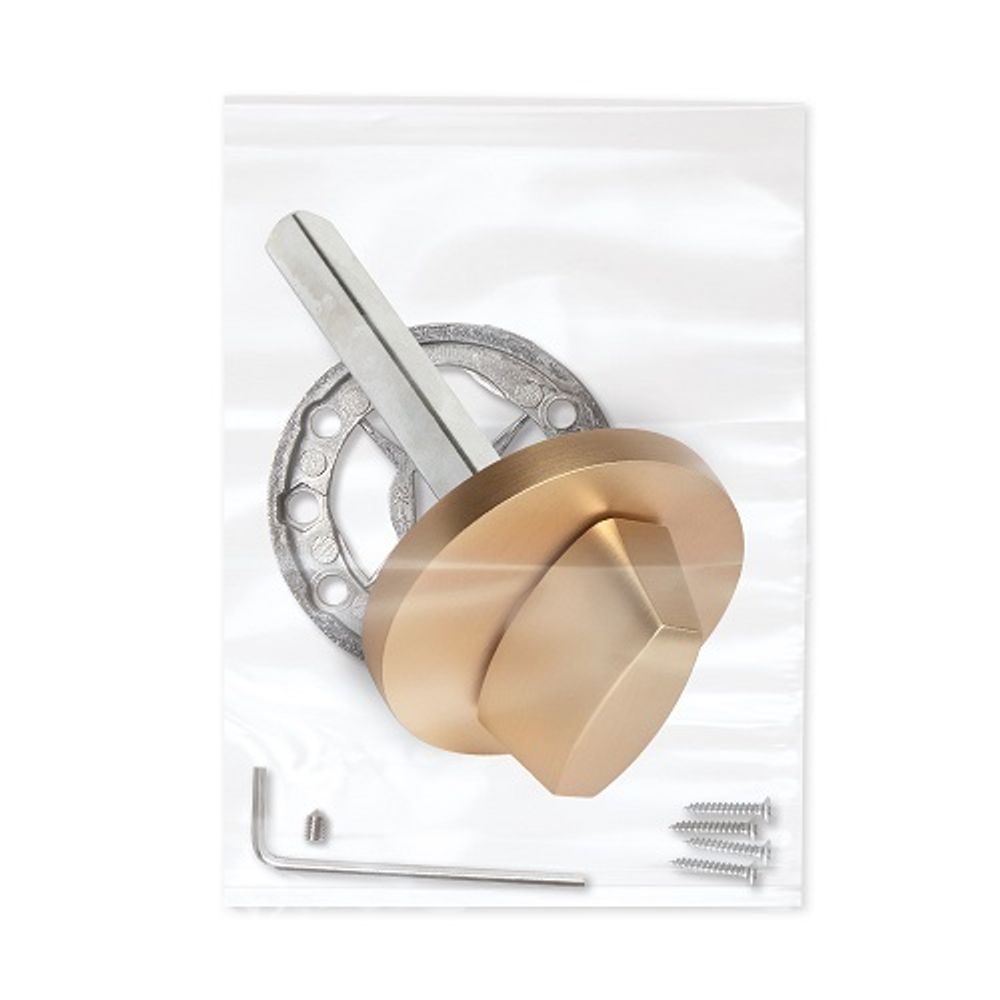 Ручка поворотная FUARO BKW8x75 RLR SSG-39 сатин.золото /47909/