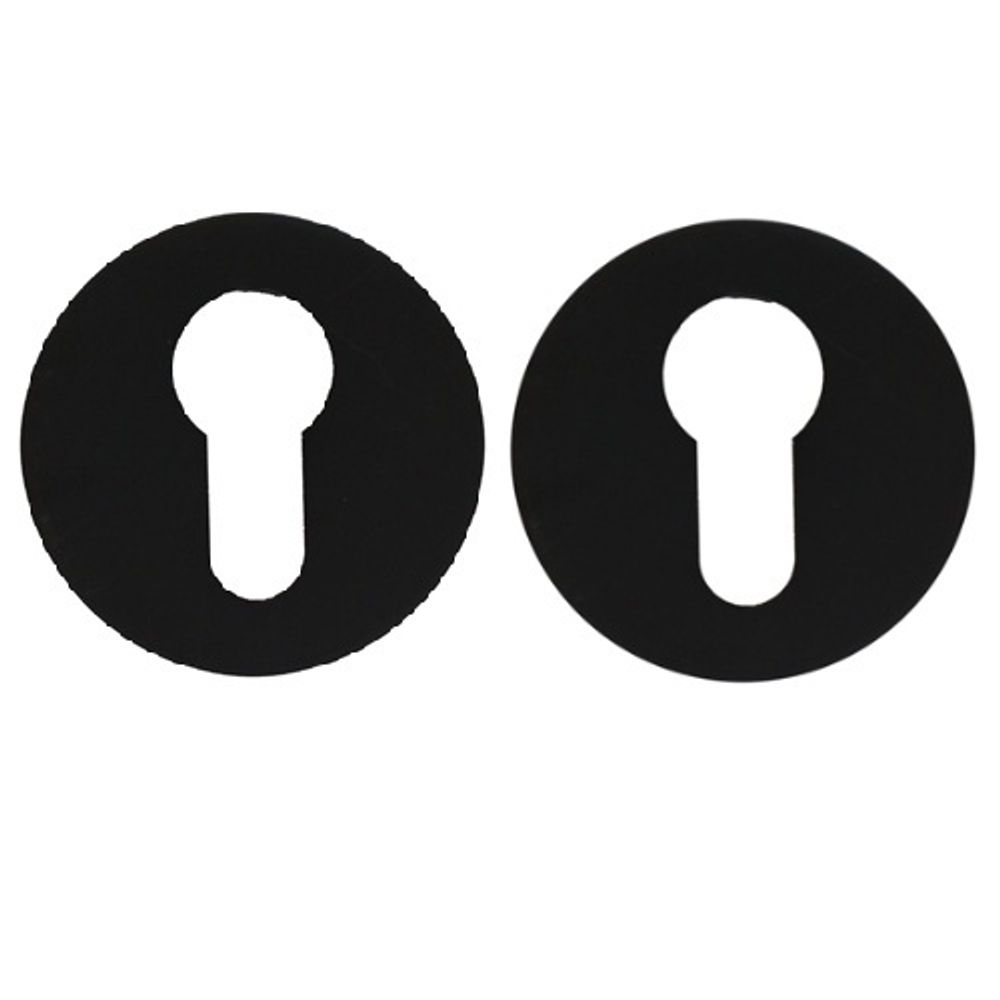 Накладка цилиндровая ALLUR ART COLLECTION ET-R2 BL мат.черный