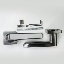 Ручка раздельная VETTORE R06.111 SN/WH мат.никель/белый