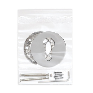 Накладка под цилиндр FUARO ESC-486 RLR CP-8 хром /47897/ (1 шт)