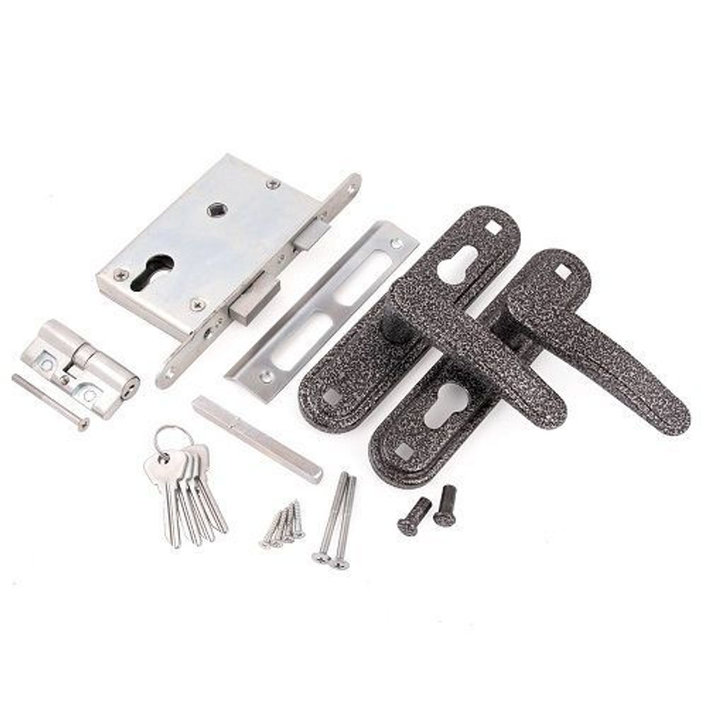 Замок врезной ЗЕНИТ ЗВ4-3.03 серебро /844/