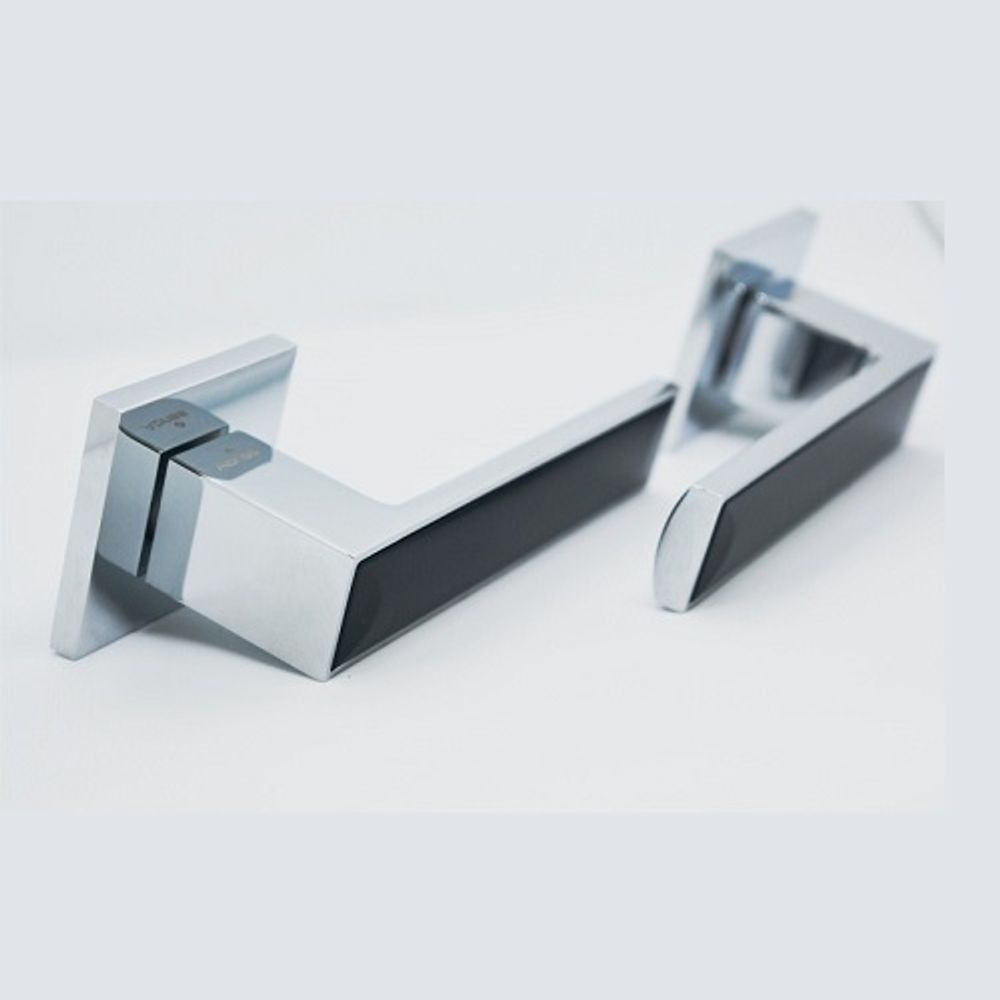 Ручка раздельная ABRISS R50.120 CP/MBP хром/черный матовый