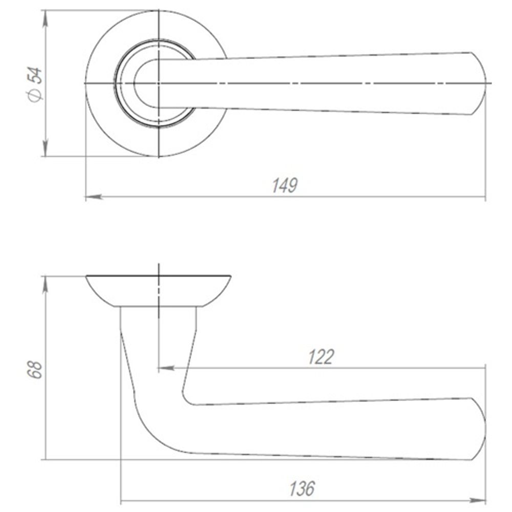 Ручка раздельная AJAX LAVORO JR BL-24 черный /62333/