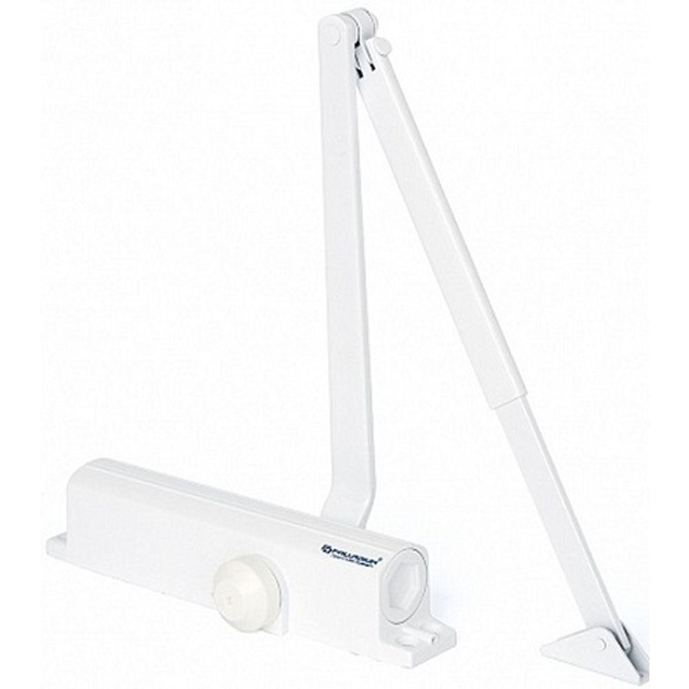 Доводчик дверной PALLADIUM 10600 BC/DA (30-85) WH (белый)