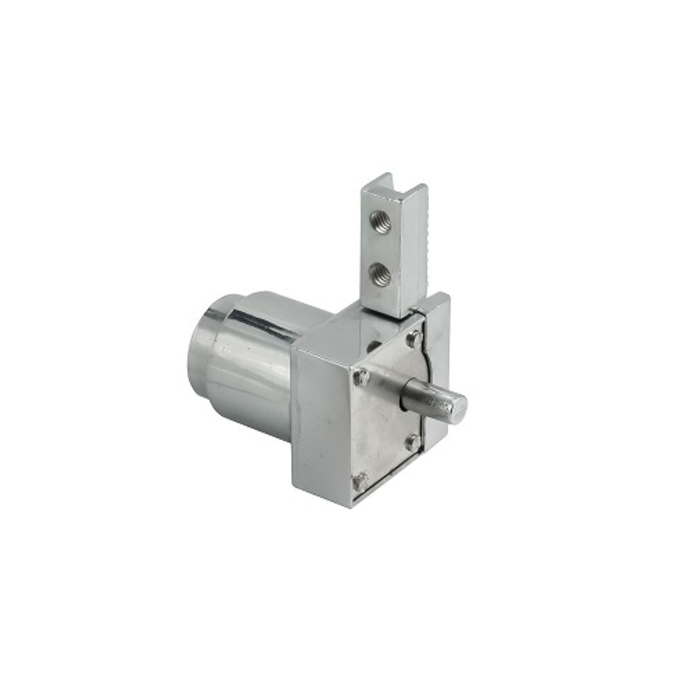 Замок мебельный 601 кнопка для раздвижных витрин (2 винта)