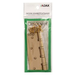 Петля универсальная AJAX 4B/P 100x70x2 SSG сатин.золото /58235/ (1 шт)