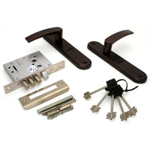 Замок врезной ПРОСАМ 74009 ЗВ9-8/15 3риг, медь (5кл.)