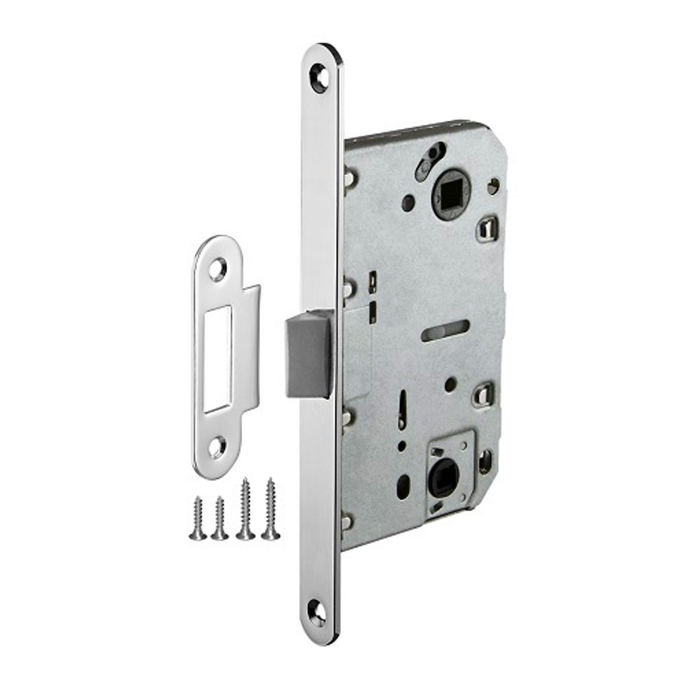 Защелка врезная AJAX PLASTLP96WC-50 CP хром /45913/