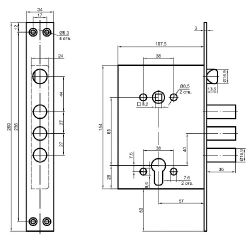 ЗАМОК BORDER K 4-3