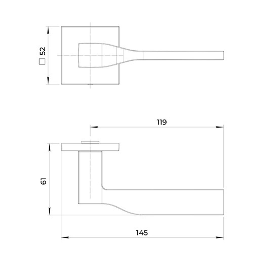 Ручка раздельная AJAX SALTO JS SSG-39 сатин.золото /60057/