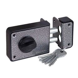 Замок накладной ЗЕНИТ ЗН1-3-1 серебро /34881/