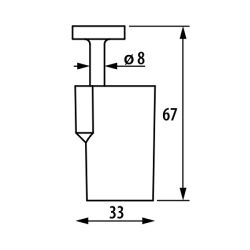 Замок навесной ЧАЗ ВС2-13