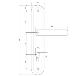Ручки на планке APECS HP-85.0423 G золото