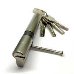 Цилиндровый механизм перфорированный ключ-ключ C65/35 мм DAMX SN мат.никель