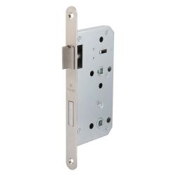 Замок врезной FUARO (INOX) под WC-8, бексет 55, лицевая 20, м/о 78 мм