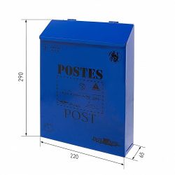 Ящик почтовый АЛЛЮР №3010 синий