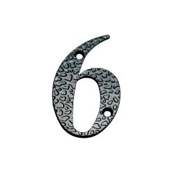 Цифра дверная НОЭЗ 6-110-S черный