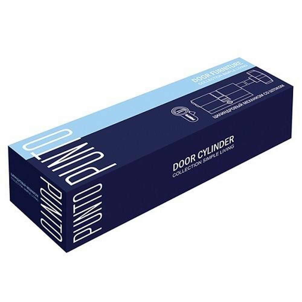 Цилиндровый механизм со штоком PUNTO Z407/70 mm (35+10+25) CP хром 5кл. /37807/