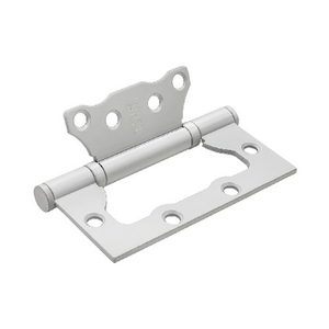 Петля дверная без врезки RENZ 2BB 100x75x2,5мм FH SW (супер белый) (1 шт)